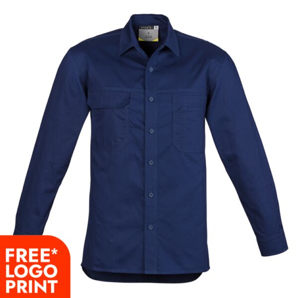 Mens Lightweight Tradie Long Sleeves Shirt  Thumbnail