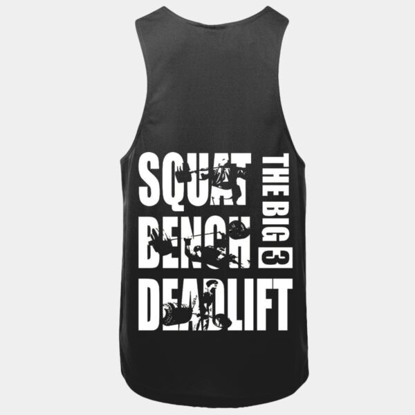 Decorated - Mens Poly Singlet Thumbnail